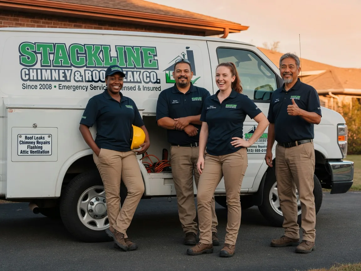 Chimney flashing repair company in Elk City, OK